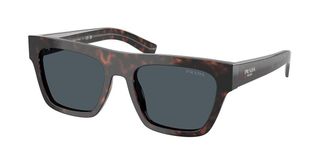 Prada PR C03SF Asian Fit 17N70B Mens Sunglasses Tortoiseshell Size 55