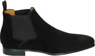 Magnanni Zakelijk Midden Zwart Su&egrave;de Schoenen - Heren - Chelseaboots - Zwart - 44 EU - Su&egrave;de - Schoenen