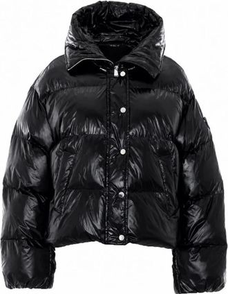 Pinko Impasto Down Jacket - Dames - Winterjassen - Zwart - L - Jassen