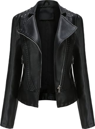 Cicy Bell Woens Faux Suede Fringe Jacket Casual Blazer Long Sleeve