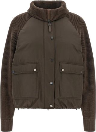 Brunello Cucinelli Jassen - Dames - Zomerjassen - Bruin - M - Jassen