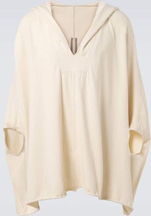 Rick Owens Tunica in cotone con cappuccio