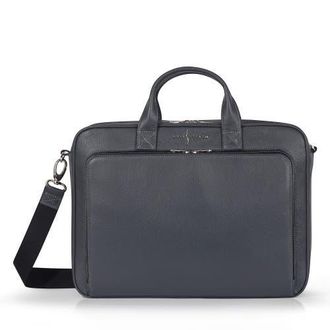 Luis Steven Laptop Briefcase in Dark Grey at Nordstrom