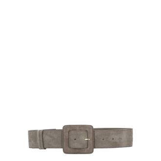 Fabiana Filippi Cintura a vita alta in camoscio - - Accessories - Donna - Beige - S