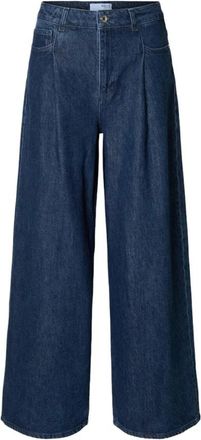 Selected Dames, Jeans, Blauw, Maat: W28 L32