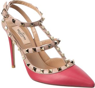 Valentino Rockstud Caged 100 Leather Pump
