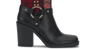Jessica Simpson Womens Bernique Boots In Red Natural Plaid