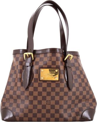 Louis Vuitton Brown Damier Hampstead Mm (Authentic Pre-Loved)