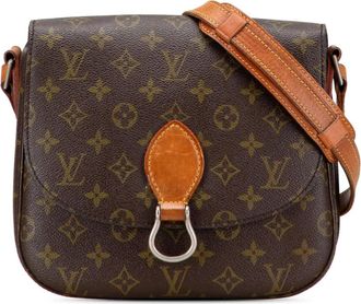 Louis Vuitton 1980-2000 Monogram Saint Cloud GM crossbody bag - women - Fabric/Leather - One Size - Brown