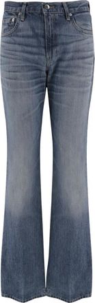 Haikure Flora Flared Jeans - Dames - Flared Jeans - Blauw - W30 - Katoen - Jeans