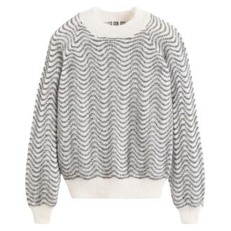 La Redoute Collections Trui met opstaande kraag in fijn tricot