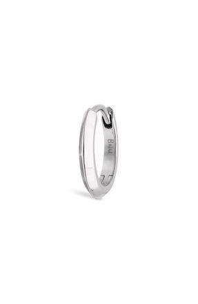 Maria Tash Vertex Single Hoop Earring in White Gold at Nordstrom, Size 8 Mm