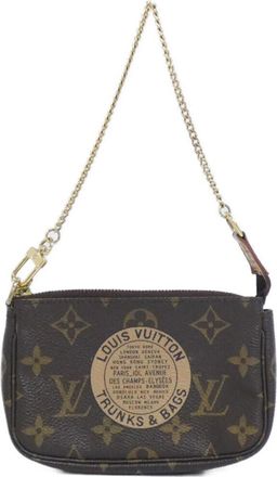 Louis Vuitton Marron Monogram Monogram Pochette Pouch (Pre-Owned)