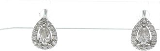 PONTE VECCHIO Platinum 900 Platinum 950 Stud Earrings (Pre-Owned)