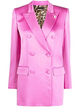 Philipp Plein Blazer doppiopetto - Rosa