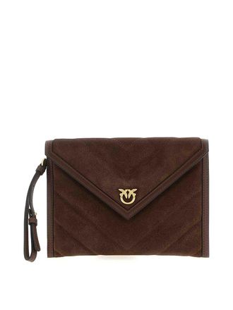 Pinko Suede Clutch