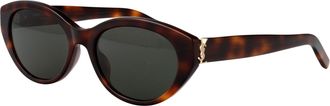 Saint Laurent Womens Sunglasses Slm148 Havana-Grey Acetate Havana/grey