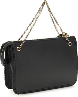 Etro Womens Crossbody Clutch Black Leather Calf Bags