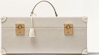 Valentino Garavani Astuccio Per 7 Profumi 100 Ml Valentino Garavani In Canvas, Pelle Di Vitello E Borchie In Metallo Donna NATURALE/AVORIO UNI