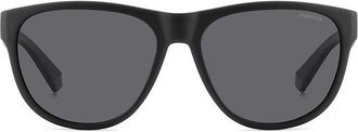 Polaroid PLD 2156/S Polarized 003/M9 Mens Sunglasses Black Size 56