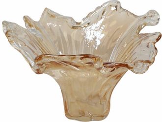 Sagebrook Home 14In Fontana Short Italian Art Glass Vase