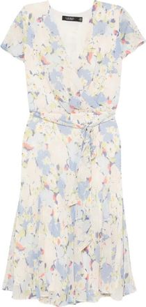 Ralph Lauren Kleedjes, Dames, Veelkleurig, 2Xs, Polyester, Bedrukte Midi Jurk