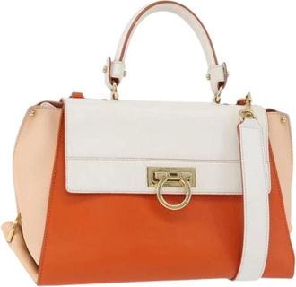 Ferragamo Pre-owned Handbags, female, Multicolor, Size: ONE SIZE Pre-owned Hand Bag