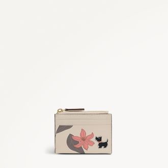Radley London Salt Lake Small Zip Card & Coin Holder Pretty Petals SS26 Radley London