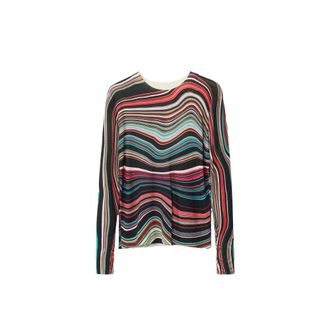 Desigual Turquoise Viscose Tops & Womens T-Shirt