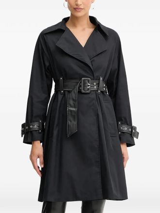 Guess Co belted coat - Nero