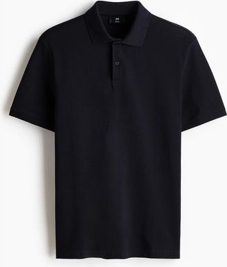 H&M Regular Fit Polo Shirt in Navy Blue at Nordstrom, Size Xx-Large