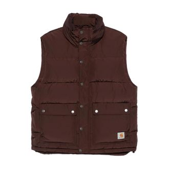 Carhartt Work in Progress Carhartt Wip, Vests, male, Brown, Size: L Carhartt WIP Jackets Brown