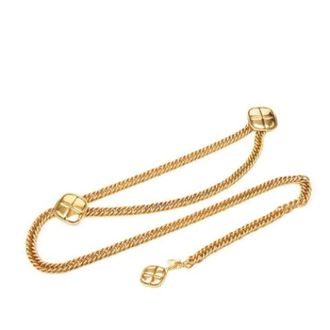 Chanel Pre-owned Vintage Metal Belt - female - Chanel Vintage - Vintage Belts - Yellow - ONE SIZE - Pre-owned