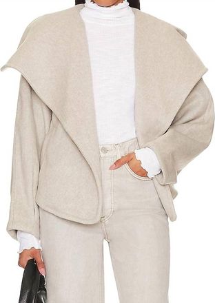 Free People Mina Jacket In Heathered Coffee