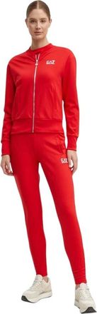 Emporio Armani Ventus 7 Trainingspak - Dames - Trainingspakken - Rood - M - Polyester - Fitness