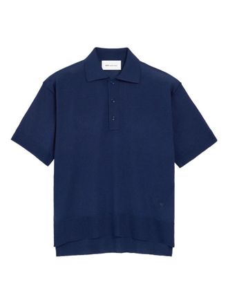 Ami Royal Blue Logo Polos