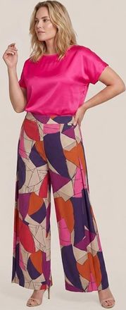Mart Visser Aiden Print Broek Plum / Multi Maxi