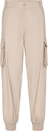 Philipp Plein Broeken, Heren, Beige, 2Xl, Katoen, Lange Cargo Broek