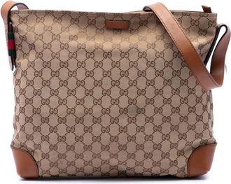 Gucci Pre-owned Gucci GG Canvas Web Crossbody Ladies DYIHKNJQMCKG3LXU