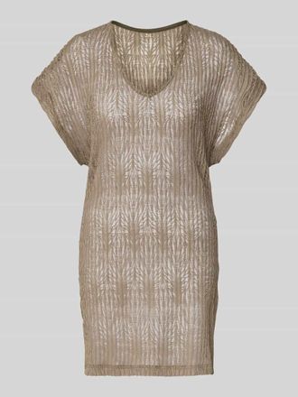 Banana Moon Banana Moon Longshirt mit V-Ausschnitt Modell ZINIA BEACHSOUL in Khaki, Gr&ouml;&szlig;e L