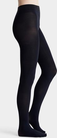 Simons Womens Solid 3D microfibre tights Exclusive collection from Italy