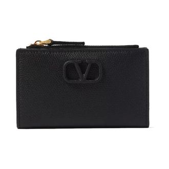 Valentino Garavani Accessoires, Dames, Zwart, ONE Size, Leer, VLogo Signature Kaarthouder