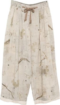 Ziggy Chen Graphic-print Trousers
