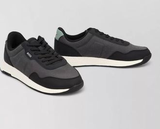 HUGO BOSS low top sneakers titanium design