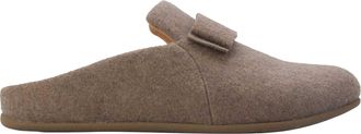 FitFlop Fit Flop Dames/Dames Chrissie II Haus E01 Bow Vilt Slippers (Grijs)