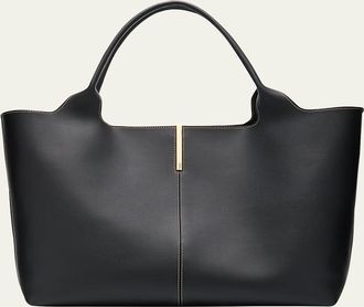 Tod's Medium Leather Tote Shopping Bag