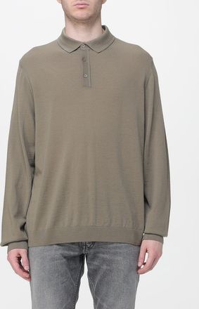 HUGO BOSS Polo in maglia di lana Boss