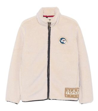 Napapijri Beige Mock Collar Jacket