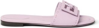 Fendi Pink Leather Flats