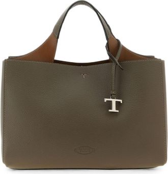 Tod's Grey T Timeless Small Tote